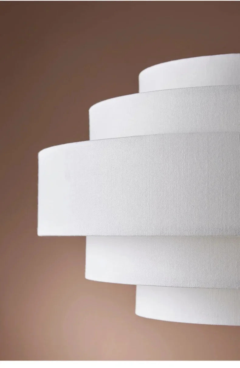 Nordic Fabric Pendant Light Wabi Sabi Led Chandelier