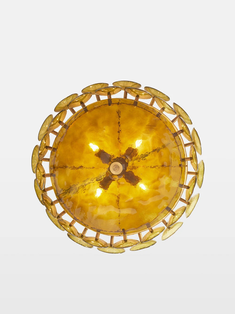 Lorenzo Chandelier Vintage French Living Room Hanging Lamp Orange Chandelier