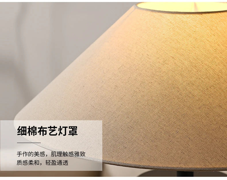 Ceramic Floor Lamp Quiet Pottery Pot Cloth Zen Floor Table Light