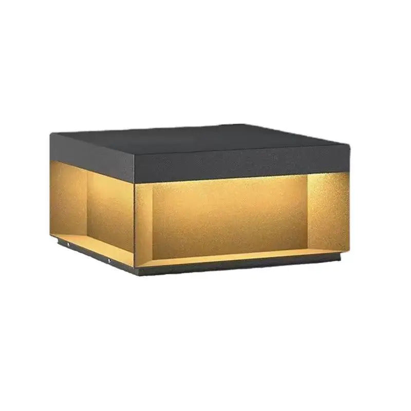 Modern Simple Solar Pillar Light High Quality Outdoor Waterproof Gate Pillar Yard Wall Light