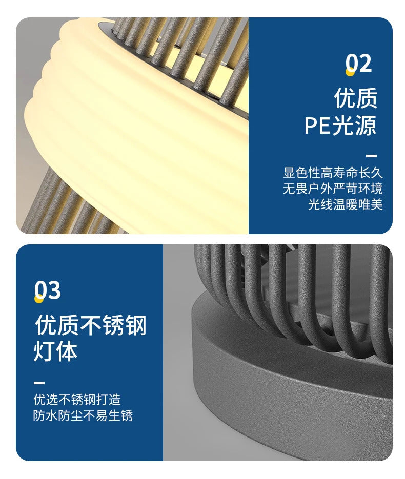 Outdoor wall column head lamps Waterproof solar floor lights Pillar Wall lighting LED