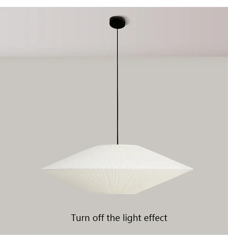 Brera Pendant Lamp Japanese Fabric Pendant Lamp Creative Dining Room B&B Ceiling Chandelier