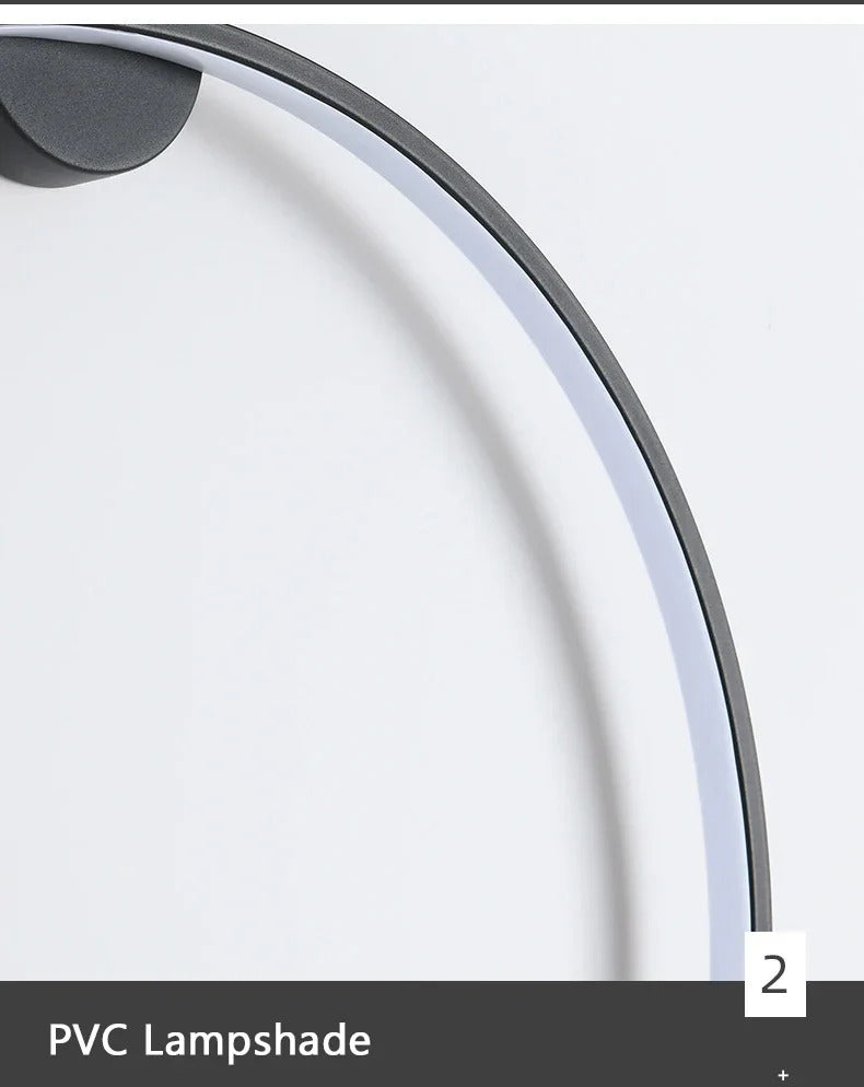 Nordic Minimalist Circle Background LED Wall Lamp Modern sofa background wall lights