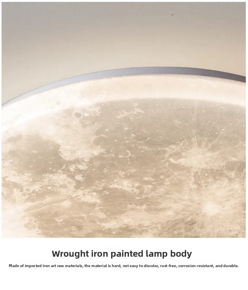 Lunar LED Ceiling Light Minimalist Bedroom Kitchen Balcony Decor Lighting Fixture
