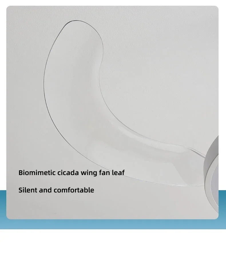 Ceiling Fan With Light Modern Remote Smart Invisible Ceiling Fan Bedroom Lamp