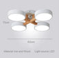 Modern Ceiling Lamp Bedroom Minimalist Wood Home Decor Lighting Fixtures