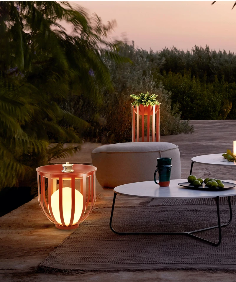 Outdoor Waterproof Lawn Lamps Solar Courtyard Balcony Garden Plant Flowerpot LED lamp