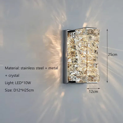 Modern crystal long strip chandelier Luxury Gold  Kitchen island Pendant lamp