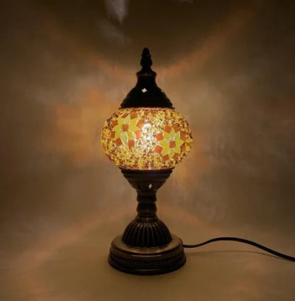 Turkish mosaic glass Table Lamp home bedside table lamp