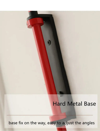 Red Rocker Chandelier Modern Folding Retractable Wall Lamp Long Arm Chandelier