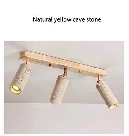 Yellow Travertine ceiling light decoration hallway ceiling light