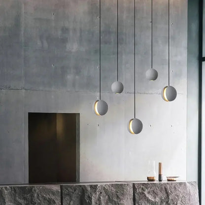 Moon Concrete Pendant Lamp