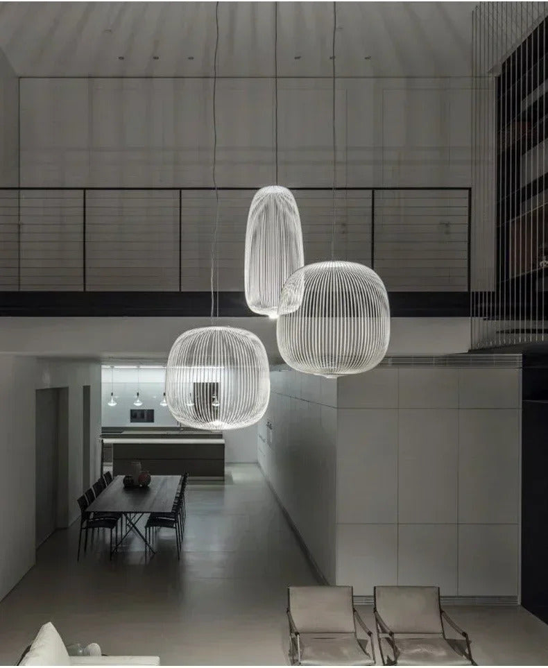 Creative Iron Pendant Lights Modern Chandelier Ceiling Lamp for Living Room Hanging Lamp Home Decor Dining Room Light Suspension