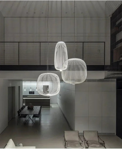 Creative Iron Pendant Lights Modern Chandelier Ceiling Lamp for Living Room Hanging Lamp Home Decor Dining Room Light Suspension