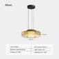 Nordic LED Glass Chandelier for Restaurant Bedroom Dining Room Table Glass Pendant Lights  Home Decoration
