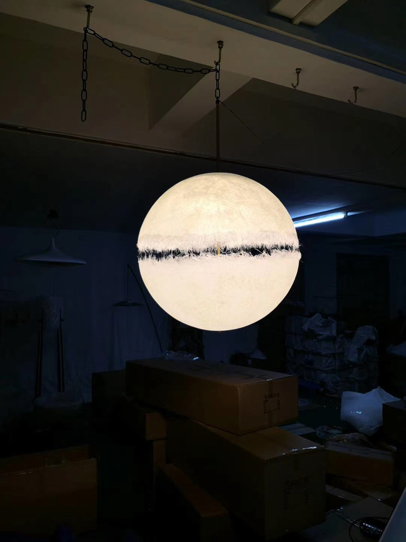 Danish design Moon Pendant light Italian Postkrisi Designer orb chandelier Atmosphere light