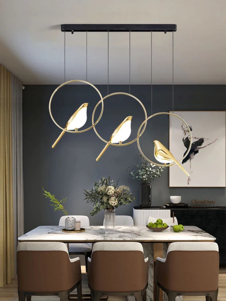 Nomi Chandelier birds chandelier Restaurant kitchen postmodern Decoration lustre design