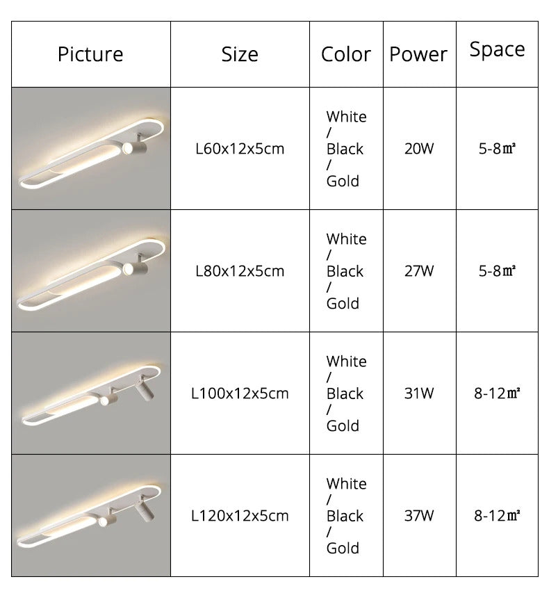 Minimalist Ceiling Lights Home Indoor Decor Lighting