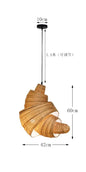 Japanese Staircase Pendant Lamp Creative Personality Art Croissant LED Chandelier