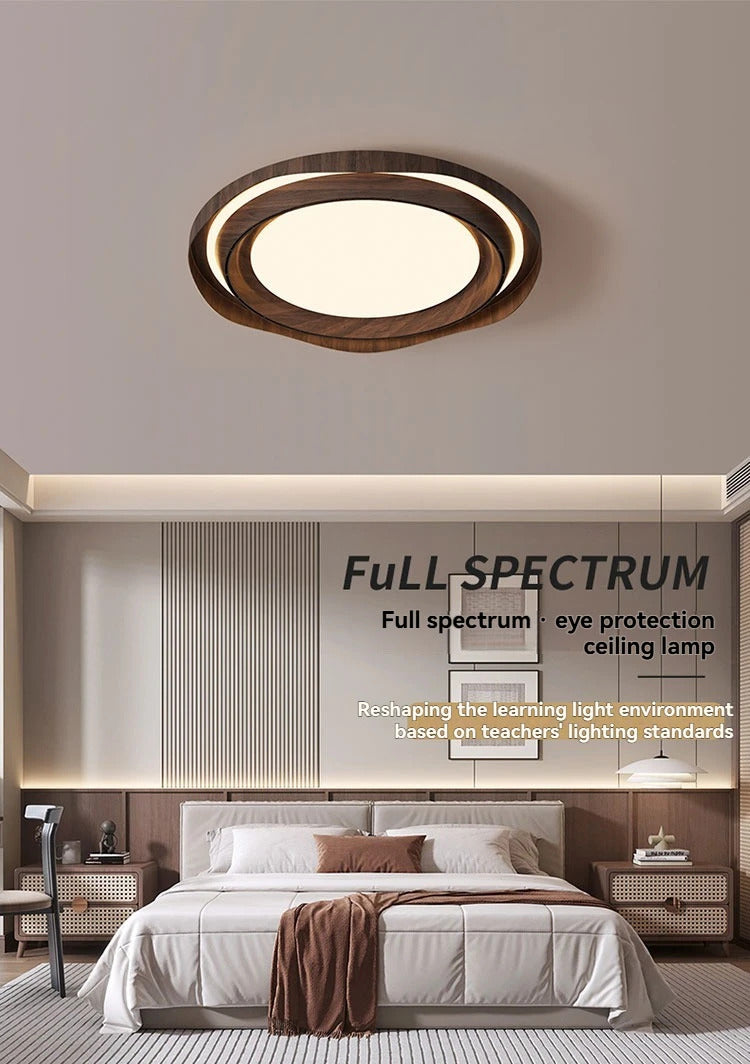 Modern Bladeless Ceiling Lamp Fan Living Room Silent Air Circulation Fan