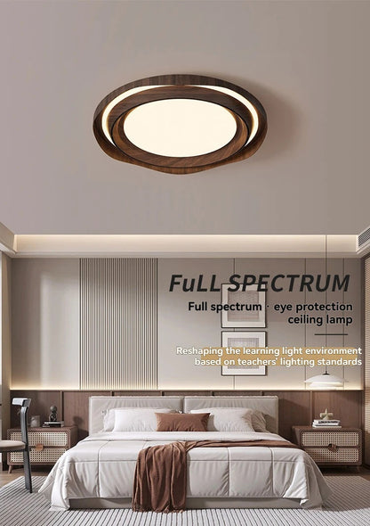 Modern Bladeless Ceiling Lamp Fan Living Room Silent Air Circulation Fan