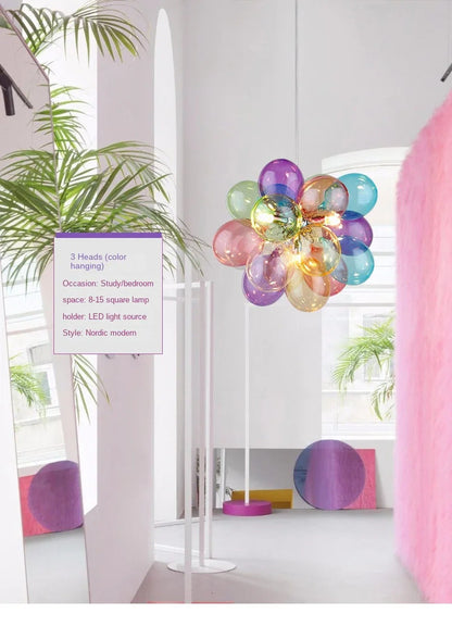 Gross glass bubble Pendant lamp bedroom kitchen island light