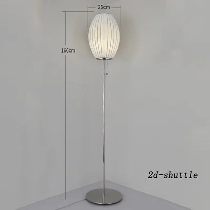 Nordic minimalist milk white wall lamp Danish designer Hand Woven Silk table light