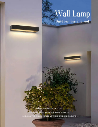 Modern waterproof Outdoor wall lamp Rotatable Courtyard landscape Corridor light