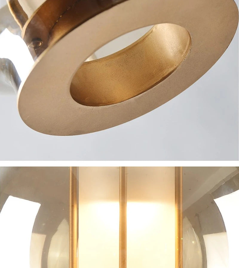 Bai Chandelier Postmodern crossbar design glass ball light