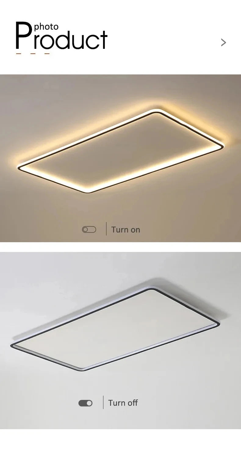 Ultrathin LED Ceiling Lamp Living Room Bedroom Home Decor Lighting Fixture