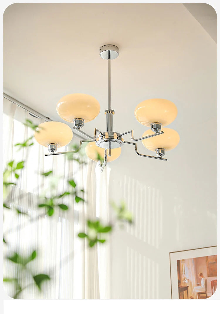 Bauhaus modern French bedroom study living room chandelier designer Northern European retro lamp