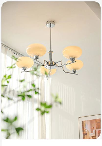 Bauhaus modern French bedroom study living room chandelier designer Northern European retro lamp