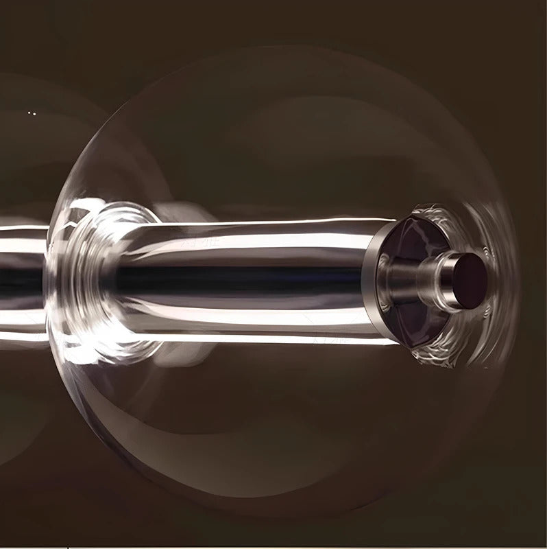 Italian Glass Bubble Pendant Light Dining Room Table Luce Sferica Glass Linear Lights Chandelier for Kitchen Island Bar Counter