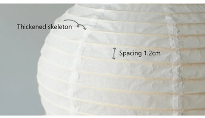 Nordic Wabi Sabi Wind Rice Paper Led Pendant Lights Living Room Bedroom Corner Chandelier