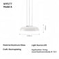 Pablo White Glass Shade Pendant Lights Desinger Nordic Led Bedside Lamp