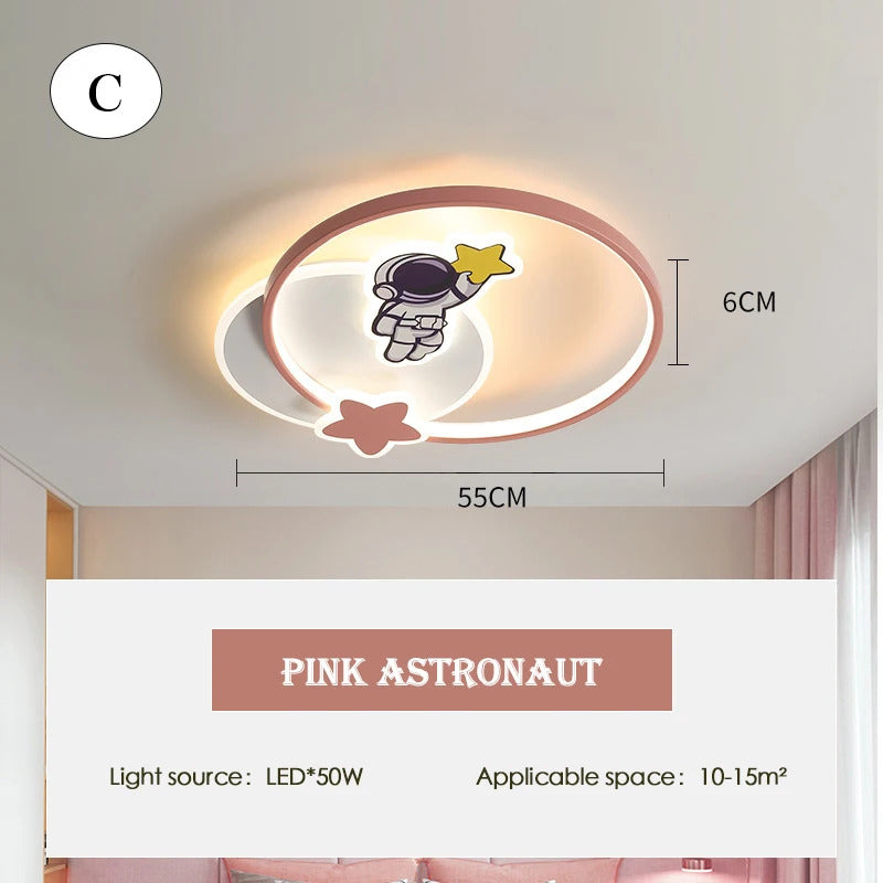 Children's Room Baby Room Ceiling Light LED Warm Boy Girl Bedroom Ceiling Lamps