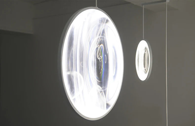 Yuji Okitsu Chandelier LED Round clear glass light replica designer furniture lighting lamp