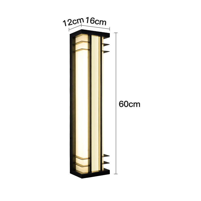 Outdoor foyer wall lamp waterproof entrance door courtyard wall light sconce lighting