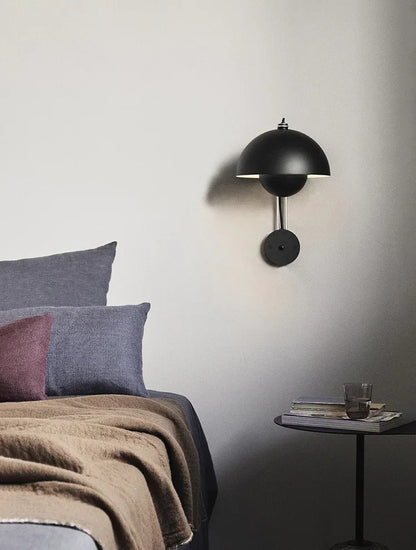 Nordic colorful Bud Wall Lamps Mushroom cute wall sconce bedside night light