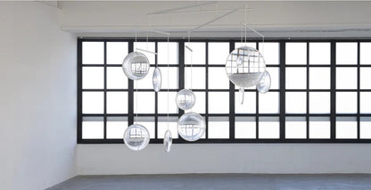 Yuji Okitsu Chandelier LED Round clear glass light replica designer furniture lighting lamp