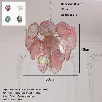 Camisa Murano Chandelier Designer hanging dining room lights