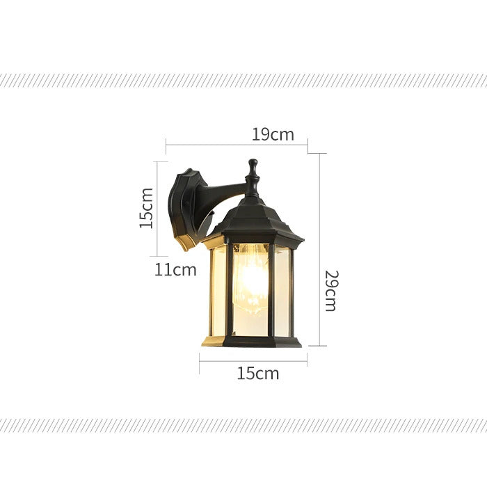 Outdoor Waterproof Wall Lamp Modern Villa Corridor Garden Exterior Lamp Wall light