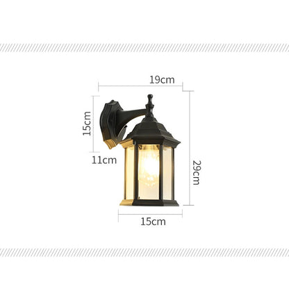 Outdoor Waterproof Wall Lamp Modern Villa Corridor Garden Exterior Lamp Wall light