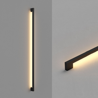 Modern Black Long Strip Wall Lamp Outdoor waterproof Corridor staircase wall light