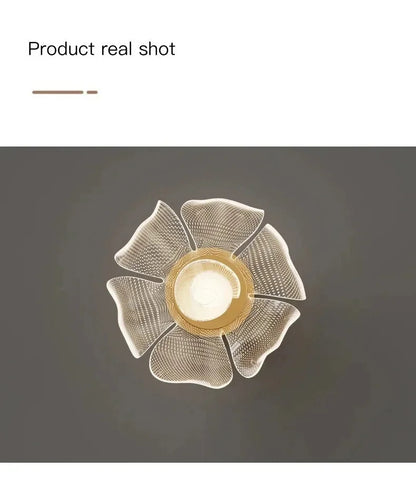 Flower Ceiling Light Bedroom Entrance Hallway Dining Room Lighting Fixture