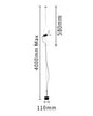 Italian Parentesi Pendant Lamp Modern Parlor Corner Lamp
