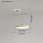 Dining table light modern chandelier Round Reading Desk Light
