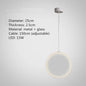 Yuji Okitsu Chandelier LED Round clear glass light replica designer furniture lighting lamp