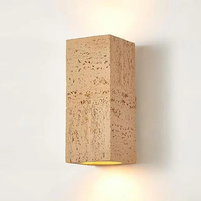 Nordic cave stone wall lamp Square outdoor Wall Lamp Cement Sconce Light LED