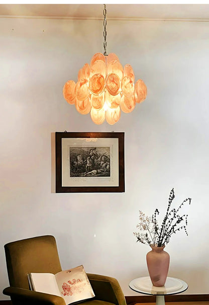 Camisa Murano Chandelier Designer hanging dining room lights